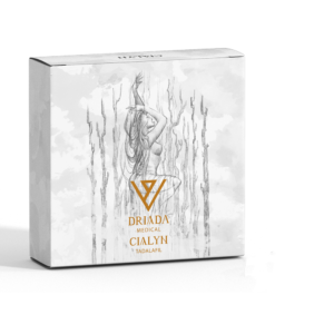 Tadalafil 20mg termék doboz Cialyn Driada Medical csomagolásban prémium kivitelben