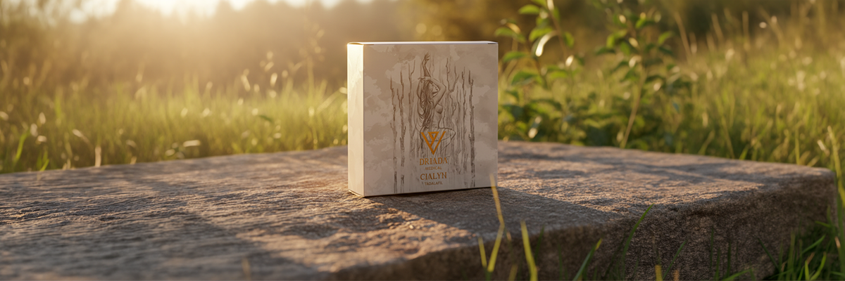 Tadalafil 20mg – természetes környezetben bemutatott termék Tadalafil 20mg termék doboza természetes környezetben, kő felületen napfényben fotózva